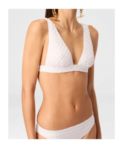 Missoni Textured Bikini Set In White