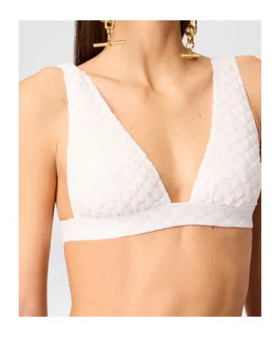 Missoni Textured Bikini Set In White
