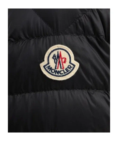 Moncler Daniel Nylon Down Bomber Jacket In Black