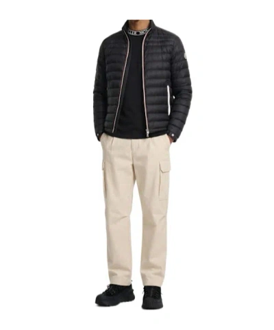 Moncler Daniel Nylon Down Bomber Jacket In Black