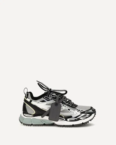 Off-white Be Right Back Sneakers Off White Leather Grey In Gray