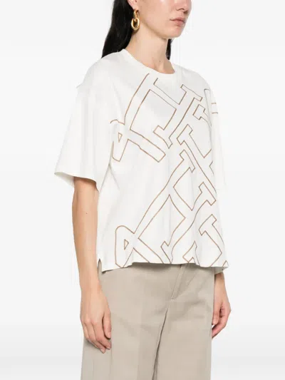 Herno Graphic T-shirt In Neutral