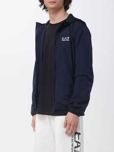 Ea7 Jacket  Men Color Blue In Blue