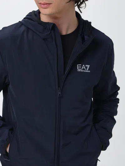 Ea7 Jacket  Men Color Blue In Blue