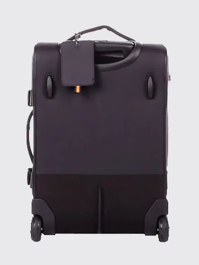 K-way Small Blossac Wheeled Strap-detail Cabin Suitcase In Blue