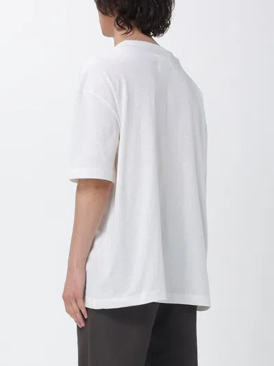 Maison Margiela Neutrals Scattered Numbers Rectangular Cotton T-shirt In Red