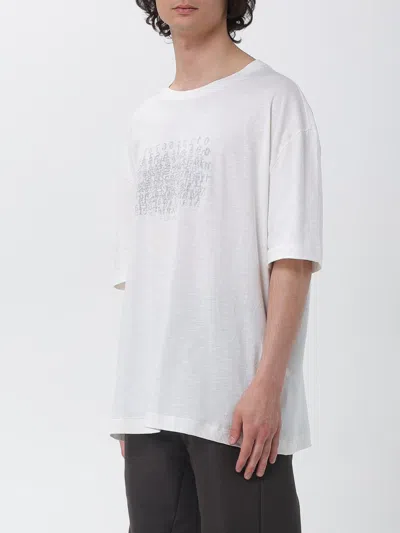 Maison Margiela Neutrals Scattered Numbers Rectangular Cotton T-shirt In Red