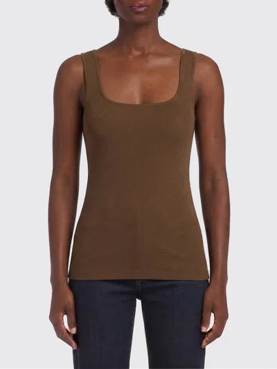 Entire Studios Light Brown Viscose Blend Top In Brown