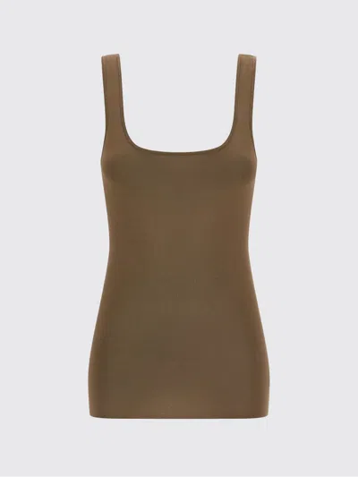 Entire Studios Light Brown Viscose Blend Top In Brown