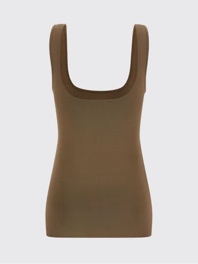 Entire Studios Light Brown Viscose Blend Top In Brown