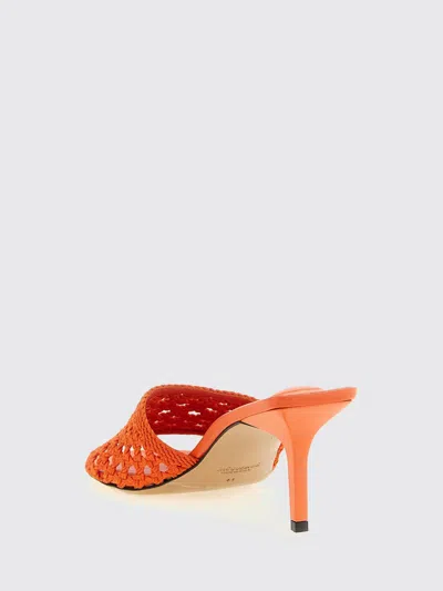 Jacquemus Les Mules Cubisto Sandals Open Toe Stiletto In Orange