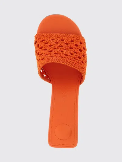 Jacquemus Les Mules Cubisto Sandals Open Toe Stiletto In Orange