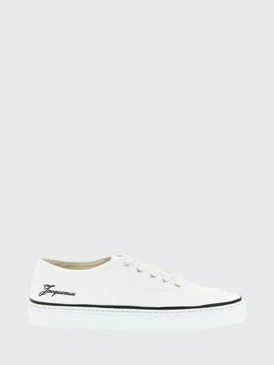 Jacquemus Les Fefe Low Top Sneakers Rubber Sole In White