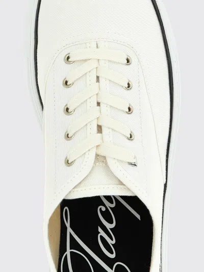Jacquemus Les Fefe Low Top Sneakers Rubber Sole In White