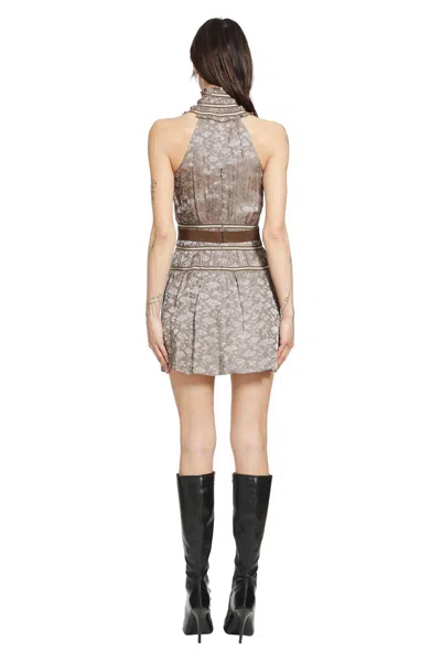 Knwls Freya Midi Dress In Brown