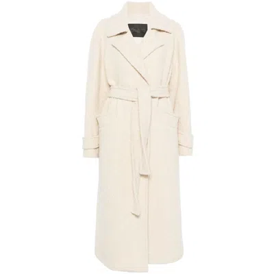 Herno Coat In Neutral