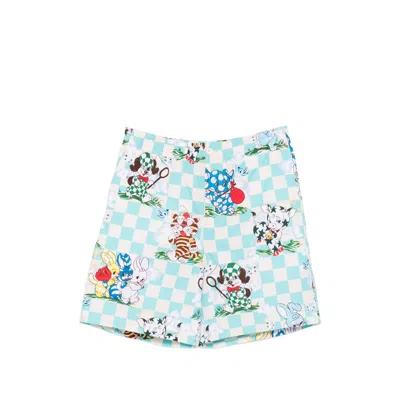Kenzo Cartoon Elasticated Shorts In Multi