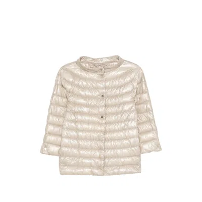 Herno Quilted Jacket In Neutral