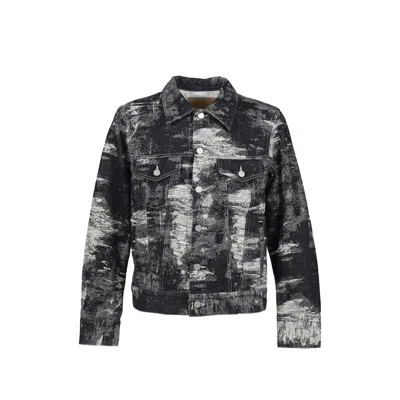 Taakk Bleached Buttoned Jacket In Multi