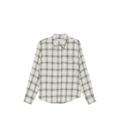 Our Legacy Forever Plaid-pattern Shirt In Gray