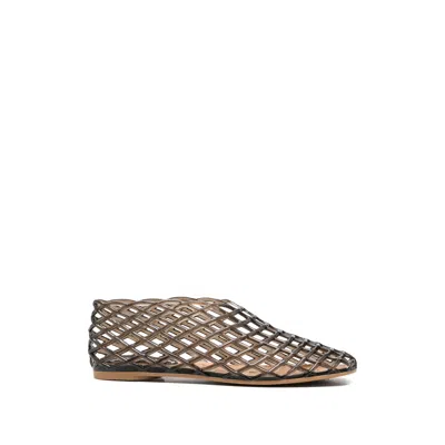 La Piscine Openwork Ballet Flats In Multi