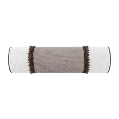 Rose Tree Esmeralda Cylinder Throw Pillow In Neutral
