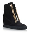 CASADEI Chain Trimmed Wedge Sneakers