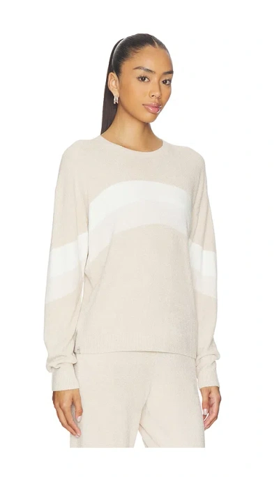 Barefoot Dreams Wavy Pullover In Neutral
