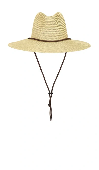 Brixton Mitch Packable Sun Hat In Brown