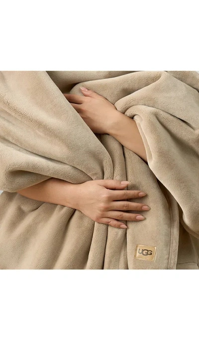 Ugg Home Coco Throw Blanket In Yellow