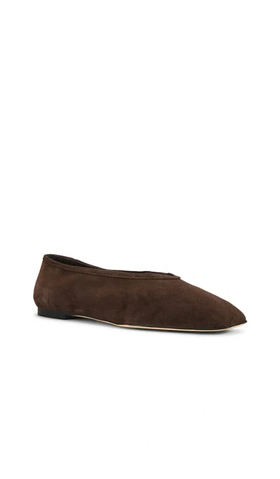 Tony Bianco Bianca Flats Espresso Suede In Multi