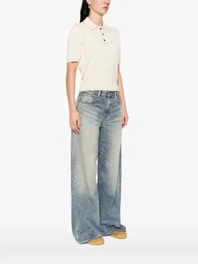 Apc Ruby Polo Top In Neutral