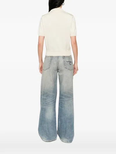 Apc Ruby Polo Top In Neutral