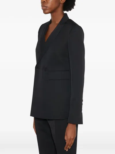 Sapio Double-breasted Jacket In Blue