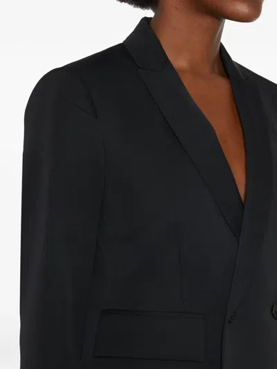 Sapio Double-breasted Jacket In Blue