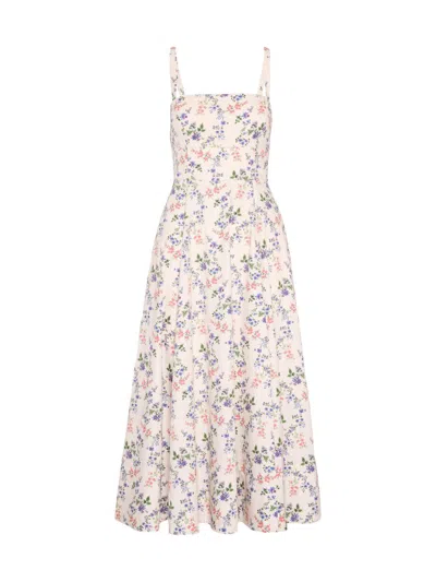 Hill House Home The Margot Midi Dress In Multi