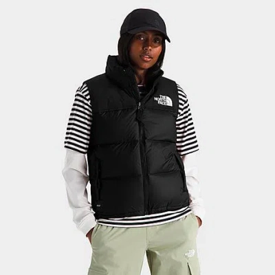The North Face 1996 Retro Nuptse High-neck Vest In Animal Print