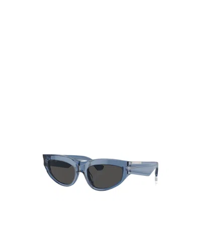 Burberry Dark Grey Cat Eye Ladies Sunglasses Be4425u 411787 55 In Blue