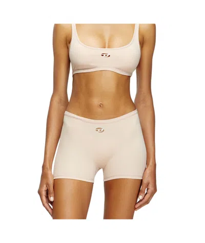 Diesel Chelsea-utlt Logo Cut-out Sports Bra In Pink