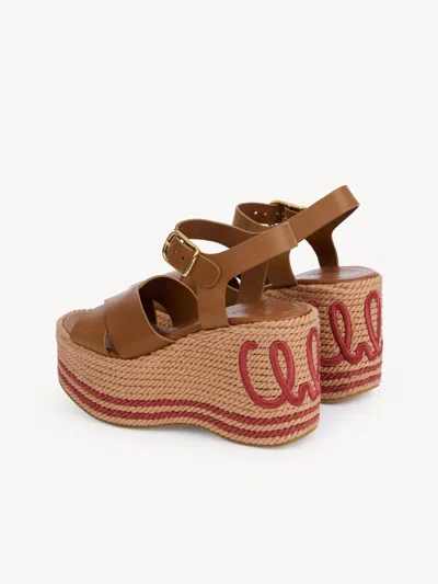 Chloé Elegant Sandal With 10.5 Cm Heel Height For Women In Pink