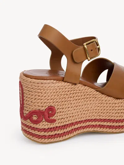 Chloé Elegant Sandal With 10.5 Cm Heel Height For Women In Pink