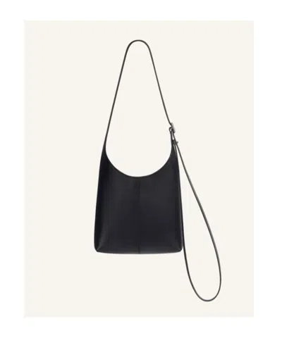 Courrèges Shoulder Bag Shopper Adjustable Strap Top Handle In Black