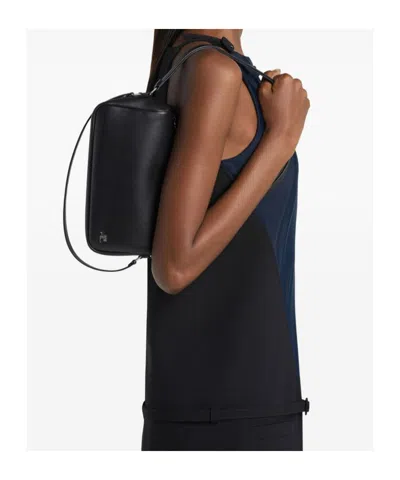 Courrèges Small Three Sixty Bag In Black
