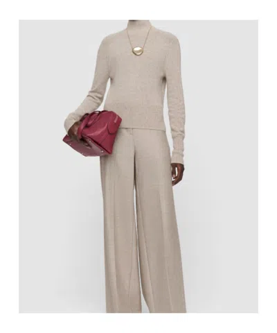 Joseph Oxna Light Pure Cashmere High Neck Jumper In Neutral