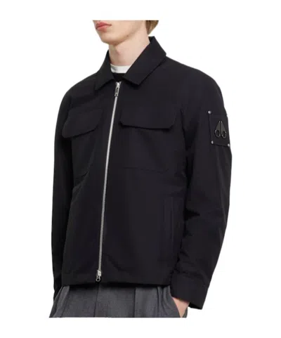 Moose Knuckles Versatile Casual Jacket In Black