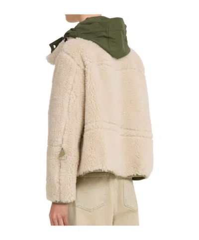 Sacai Teddy  Wool Jacket In Multi