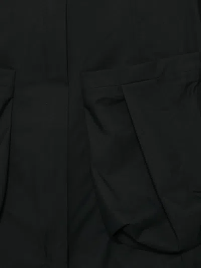 Rundholz Patch-pocket Coat In Black