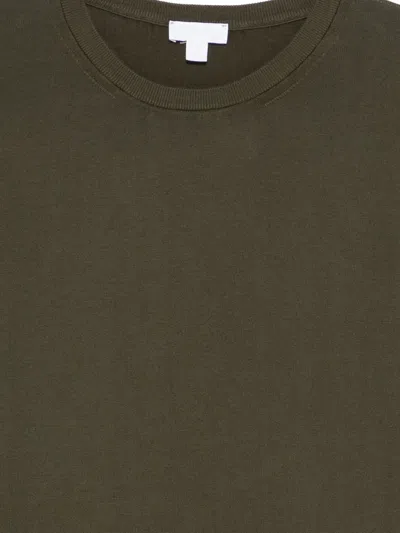 Sunspel Green T-shirt In Green