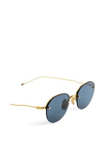 Thom Browne Round-frame Sunglasses In Neutral