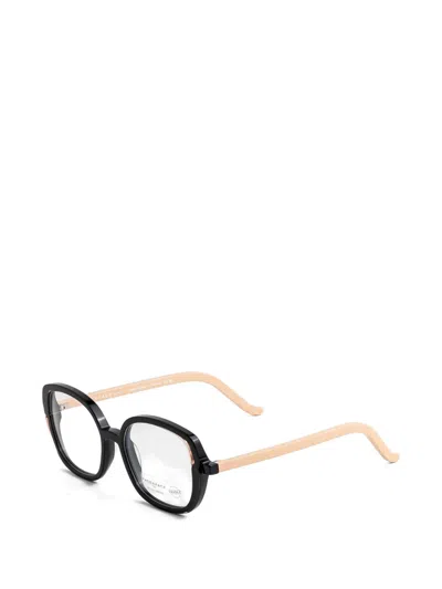 Face À Face Square-frame Glasses In Black